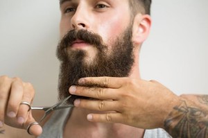 barba, cuidados, corte, hombres, inplante de cabello